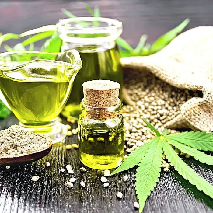 C60 and organic hemp seed oil